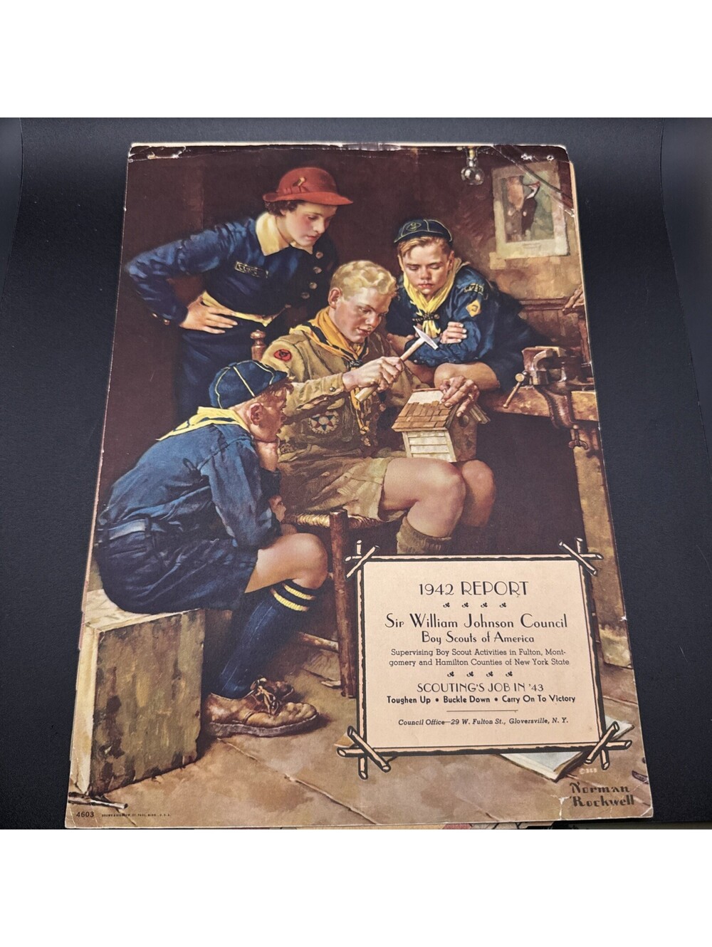 1942 Report Sir Williams Johnson Council Boy Scouts Of America - BSA
